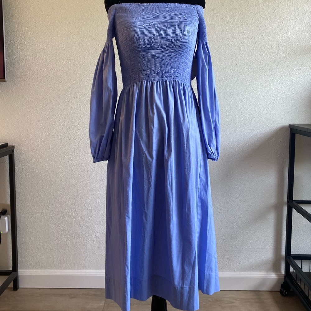 NWT - Nordstrom Brand Off-The-Shoulder Smock Dress - Sz Small